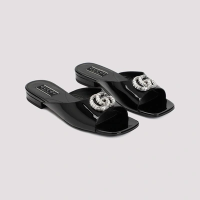 Shop Gucci Harlow Slide Shoes In Black