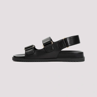 Shop Gucci Moritz Sandal Gg Shoes In Black