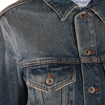 Shop Off-white Jackets In Vintage Blue