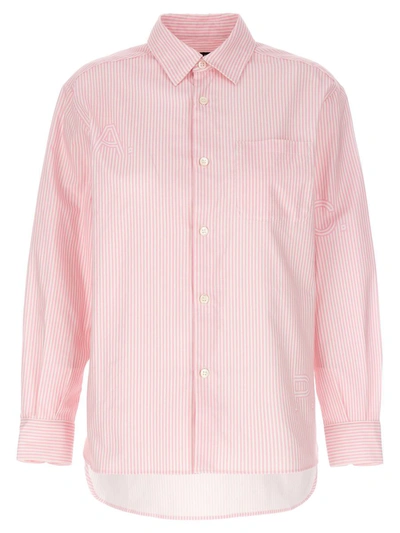 Shop Apc A.p.c. 'sela' Shirt In Pink