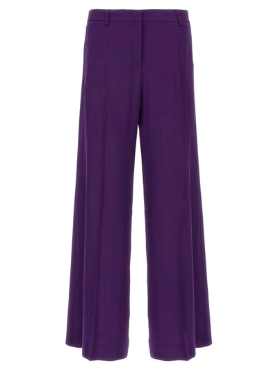 Shop Alberto Biani 'hippy' Trousers In Purple
