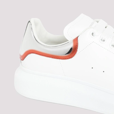 Shop Alexander Mcqueen Sneakers Shoes In White