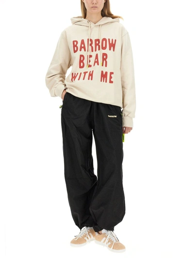 Shop Barrow Jogging Pants With Logo Unisex In Black