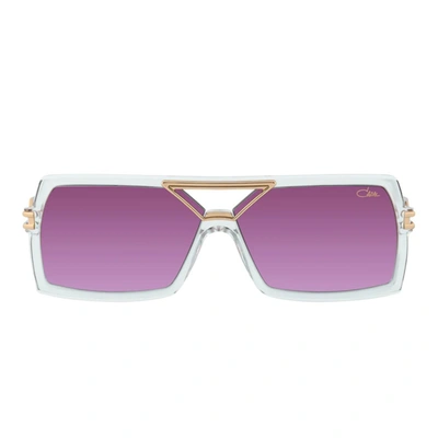 Shop Cazal Sunglasses In Transparent