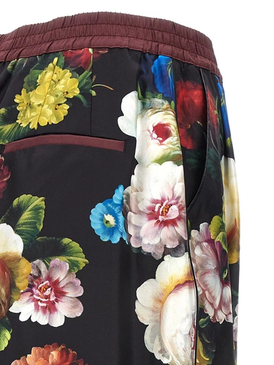 Shop Dolce & Gabbana 'habotai' Pants In Multicolor
