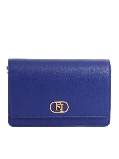 Shop Elisabetta Franchi Hand Held Bag. In Blue