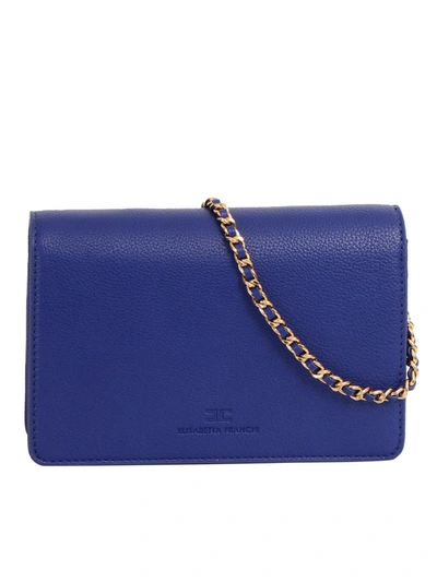 Shop Elisabetta Franchi Hand Held Bag. In Blue