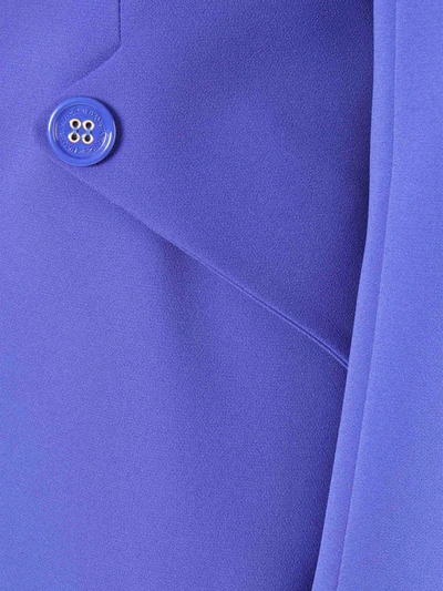 Shop Elisabetta Franchi Jacket In Blue