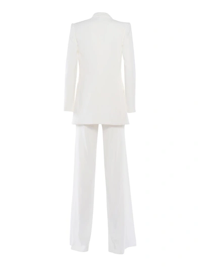 Shop Elisabetta Franchi Jacket In White