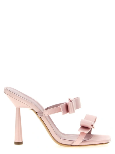 Shop Gia Borghini 'galantine' Mules In Pink