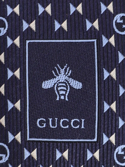 Shop Gucci Tie In Blue