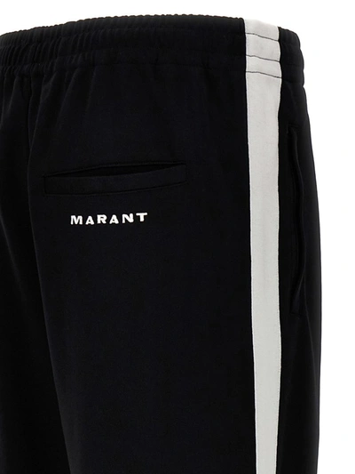 Shop Isabel Marant 'ryamy' Joggers In White/black