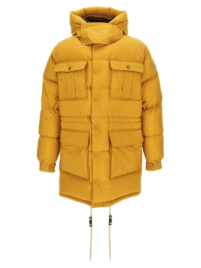 Shop Moncler Genius X Palm Angels 'pentaflake' Down Jacket In Yellow