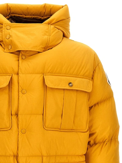Shop Moncler Genius X Palm Angels 'pentaflake' Down Jacket In Yellow