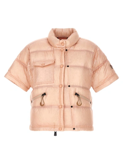 Shop Moncler Grenoble 'mauduit' Down Jacket In Pink