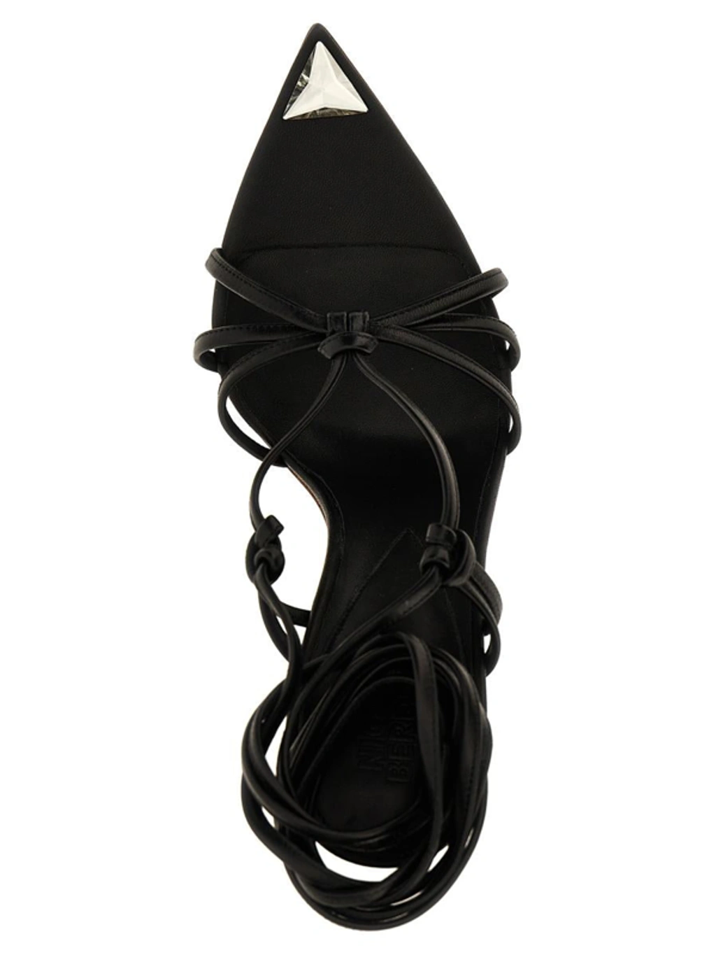 サンダル・ミュール NICOLO BERETTA FW23 'Beiby' sandals (NBI3001 001) Nicoló Beretta Beiby Peep Toe Sandal – Steven Dann