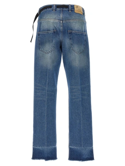 Shop N°21 Pleated Jeans In Blue