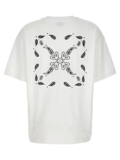 Shop Off-white 'embr Bandana Arrow' T-shirt In White/black