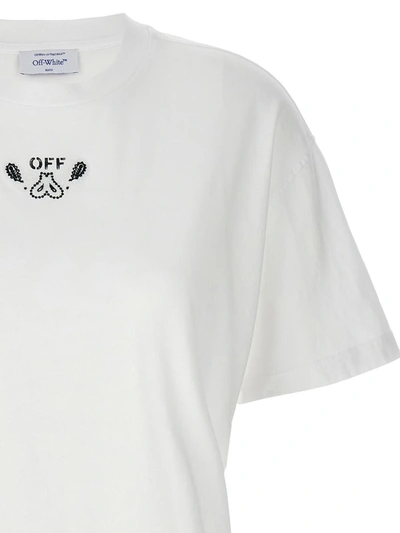 Shop Off-white 'embr Bandana Arrow' T-shirt In White/black