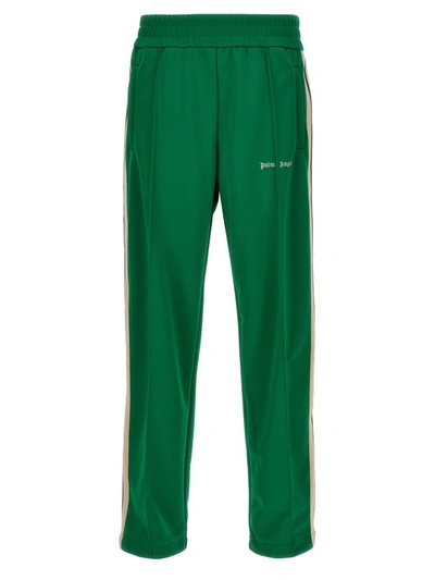 Shop Palm Angels 'classic Logo Track' Joggers In Green