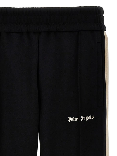 Shop Palm Angels 'classic Logo Track' Joggers In White/black