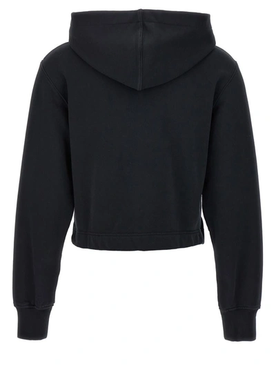 Shop Palm Angels 'pa Buttons' Hoodie In Black