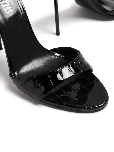 Shop Paris Texas Lidia 105mm Sandals In Black