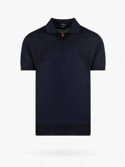 Shop Kiton Ciro Paone Polo Shirt In Blue