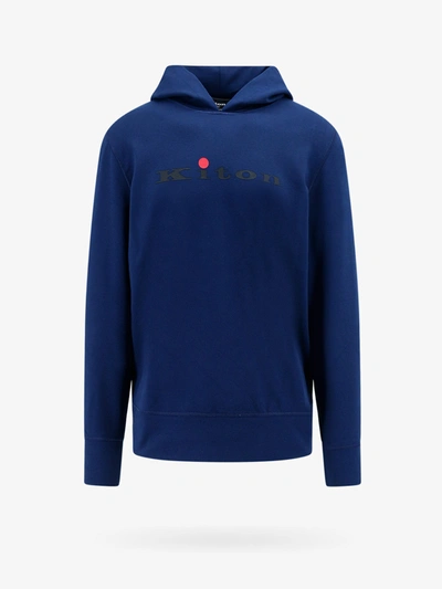 Shop Kiton Ciro Paone Sweatshirt In Blue