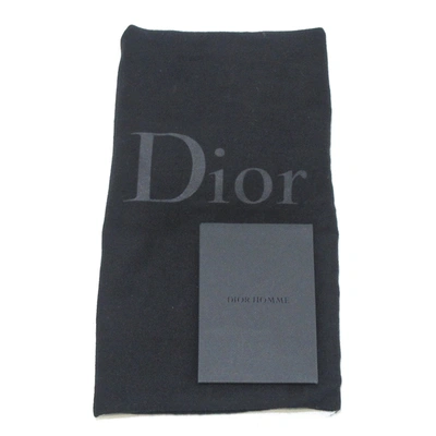Shop Dior Saddle Black Leather Shoulder Bag ()