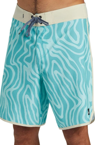 Quiksilver Surfsilk Scallop Board Shorts In Limpet Shell