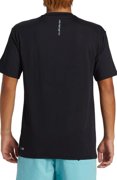 Quiksilver Everyday Surf Short Sleeve Rashguard In Black