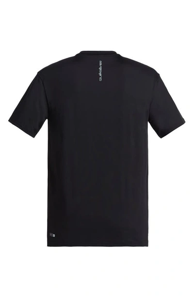 Quiksilver Everyday Surf Short Sleeve Rashguard In Black
