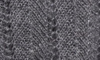 Shop Brunello Cucinelli Openwork Knit Cardigan In Slate