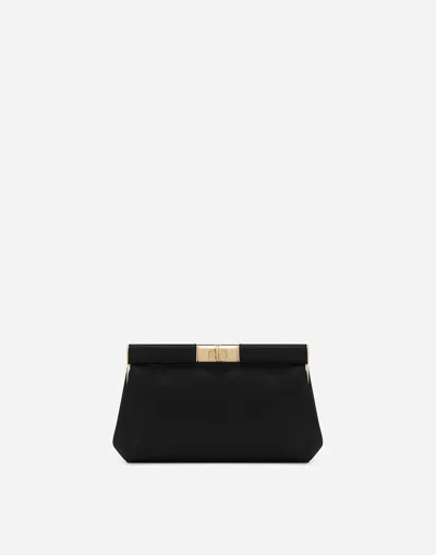 Dolce & Gabbana Dolce&gabbana Small Black Marlene Shoulder Bag In ブラック