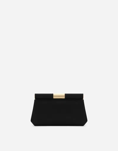 Dolce & Gabbana Dolce&gabbana Small Black Marlene Shoulder Bag In ブラック