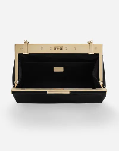 Dolce & Gabbana Dolce&gabbana Small Black Marlene Shoulder Bag In ブラック