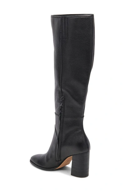 Shop Dolce Vita Fynn Knee High Boot In Onyx Leather