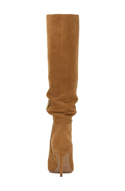 Shop Vince Camuto Kashleigh Pointed Toe Knee High Boot In Golden Rod