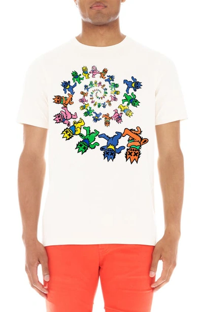 Shop Cult Of Individuality Shimuchan Cotton Graphic T-shirt In Winter White