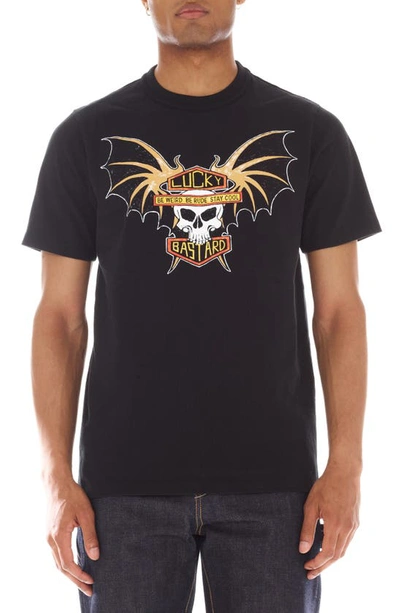 Shop Cult Of Individuality Be Weird Cotton Graphic T-shirt In Black