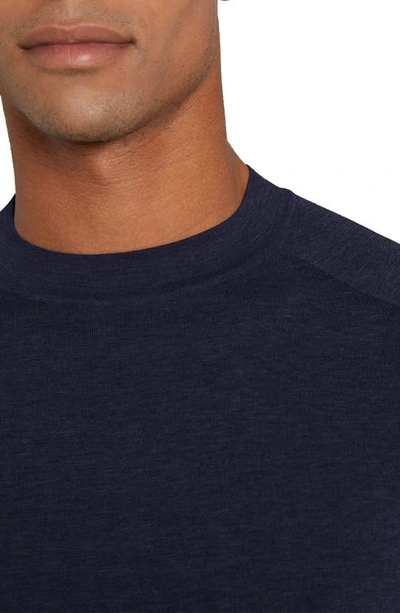 Jack Victor Victoria Cotton & Silk T-shirt In Midnight