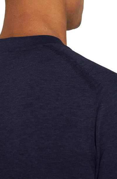 Jack Victor Victoria Cotton & Silk T-shirt In Midnight