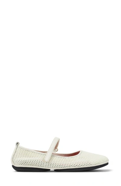 Shop Camper Right Nina Mary Jane Flat In White Natural