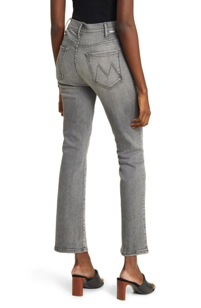 Shop Mother The Hustler High Waist Ankle Bootcut Jeans In Northern Lights