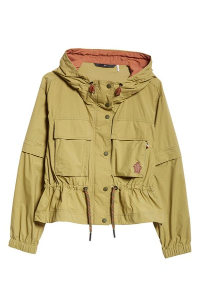 Shop Moncler Limosee Ripstop Convertible Field Jacket In Light Yellow Olive