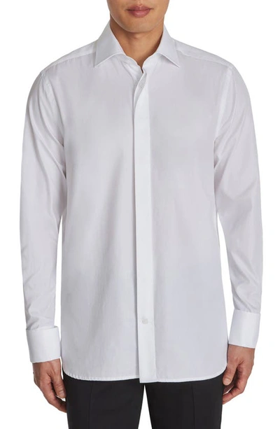 Shop Ted Baker Albert Tux Button-up Shirt In White