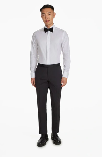 Shop Ted Baker Albert Tux Button-up Shirt In White