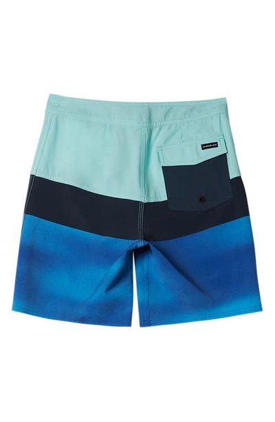 Shop Quiksilver Everyday Colorblock 17 Board Shorts In Limpet Shell