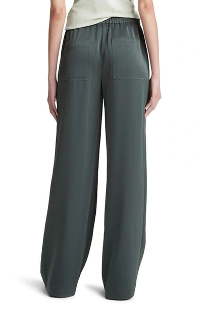 Shop Vince Wide Leg Pull-on Pants In Night Pine